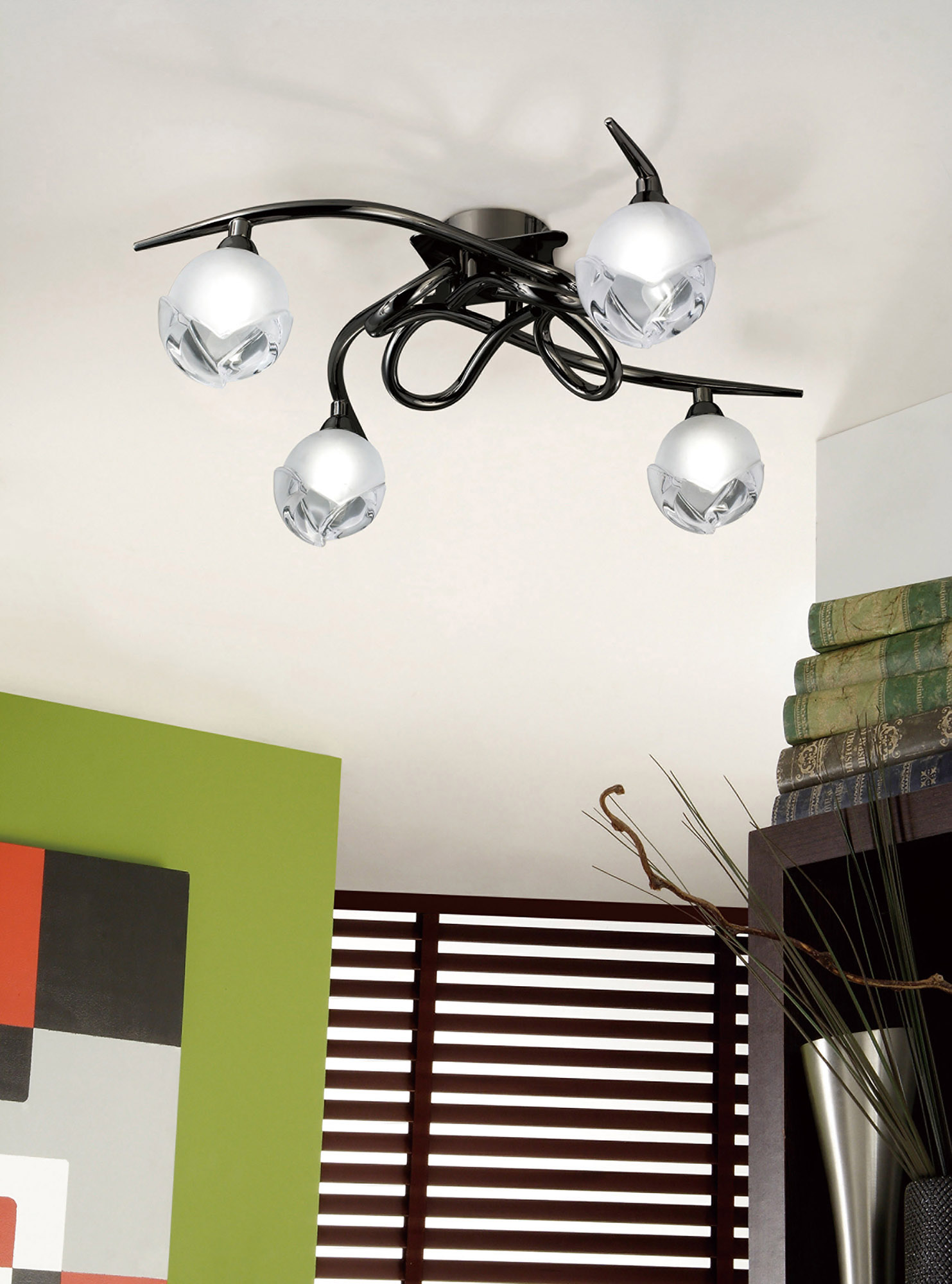 Fragma Black Chrome Ceiling Lights Mantra Modern Ceiling Lights Fragma Black Chrome Ceiling Lights Mantra Modern Ceiling Lights